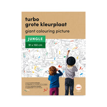 Afbeelding in Gallery-weergave laden, Turbo kleurplaat Jungle