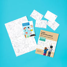 Afbeelding in Gallery-weergave laden, Turbo kleurplaat water