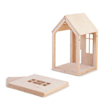 Afbeelding in Gallery-weergave laden, Babai houten huisje naturel L