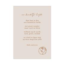 Afbeelding in Gallery-weergave laden, A4 poster 'Een bundeltje liefde'