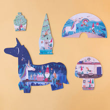 Afbeelding in Gallery-weergave laden, Happy Birthday unicorn puzzel voor kinderen - Londji