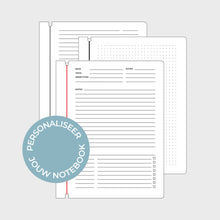 Afbeelding in Gallery-weergave laden, Circulaire notebook Loop - zwart