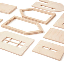 Afbeelding in Gallery-weergave laden, Babai naturel houten huisje