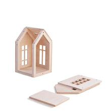 Afbeelding in Gallery-weergave laden, babai houten huisje naturel