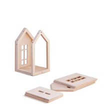 Afbeelding in Gallery-weergave laden, babai houten huisje naturel