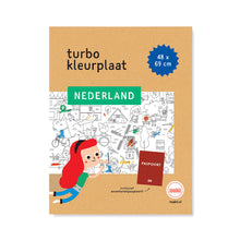 Afbeelding in Gallery-weergave laden, Turbo kleurplaat Nederland
