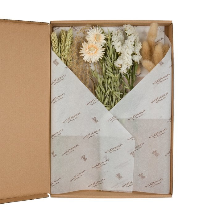 Geschenkdoos droogbloemen - Naturel