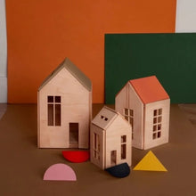 Afbeelding in Gallery-weergave laden, Babai houten speelhuisje khaki
