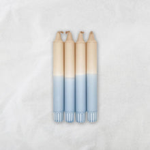 Afbeelding in Gallery-weergave laden, MingMing Dip Dye kaarsen - Taupe x Dusty Blue

