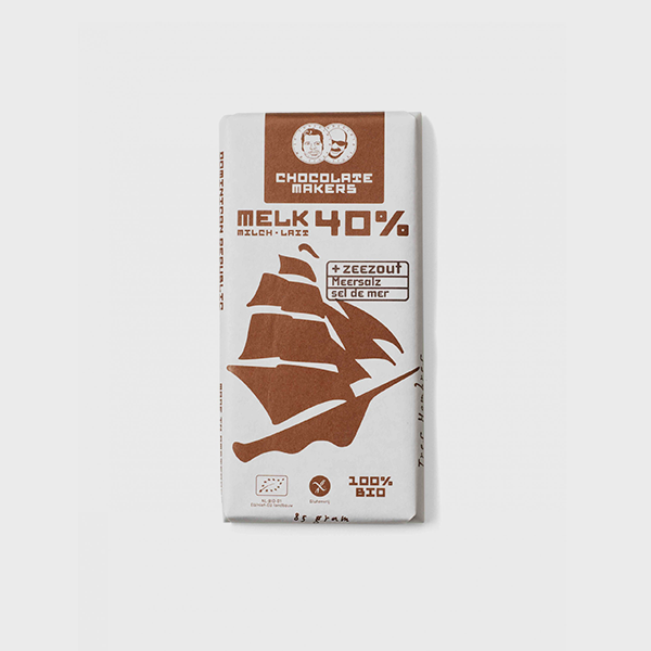 Chocolate Makers - Melk & zeezout 40%