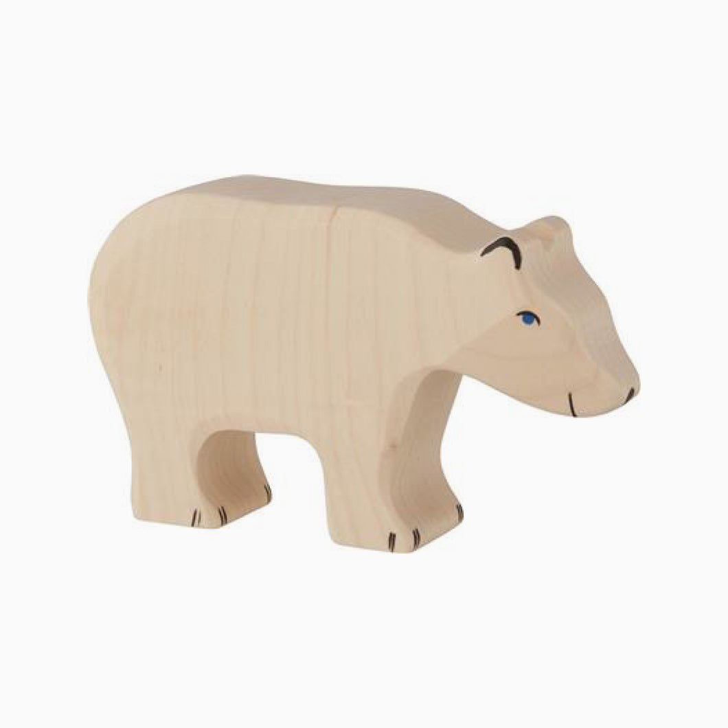 holztiger ijsbeer - duurzaam houten speelgoed