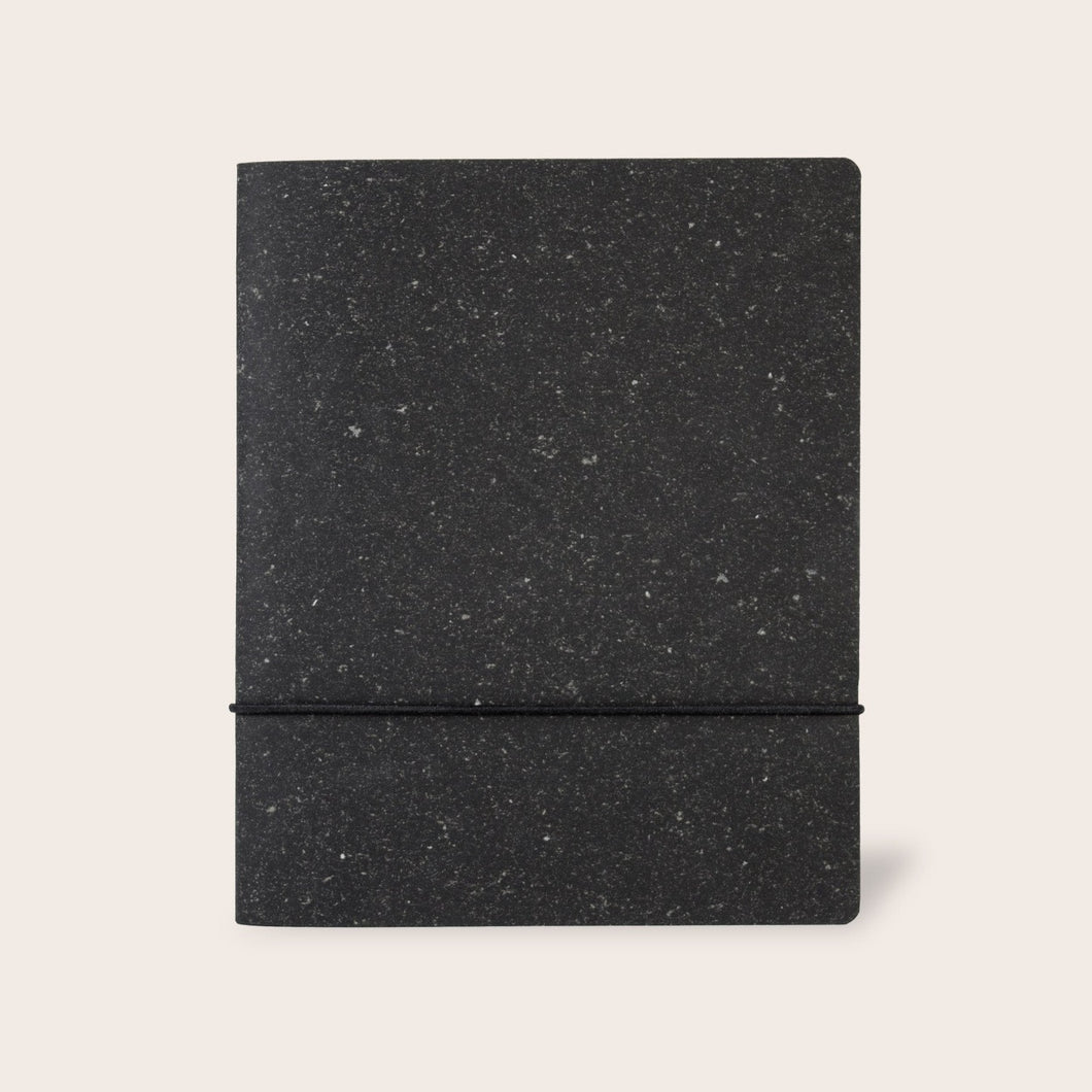 Circulaire notebook loop in de kleur zwart van Made out of
