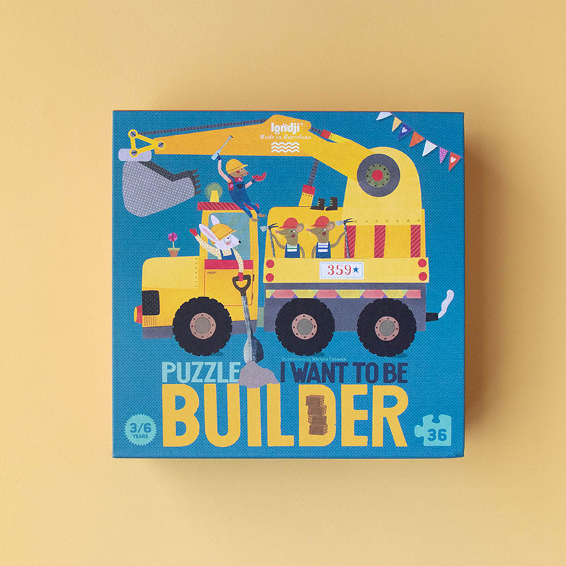 Puzzle - I want to be... builder - Londji