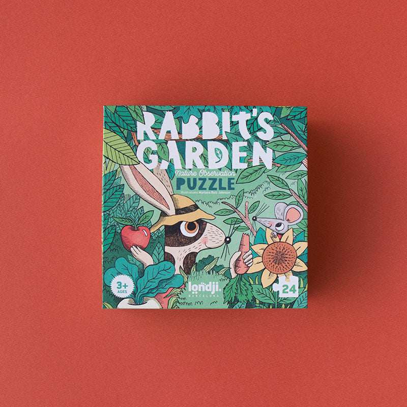 Londji puzzel  voor kinderen- rabbit's garden 